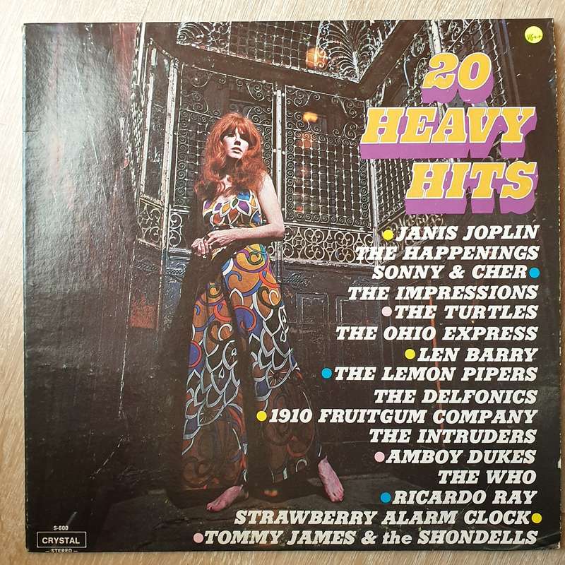 20 Heavy Hits - Original Artists - Vinyl LP Record - Opened  - Very-Good+ Quality (VG+)