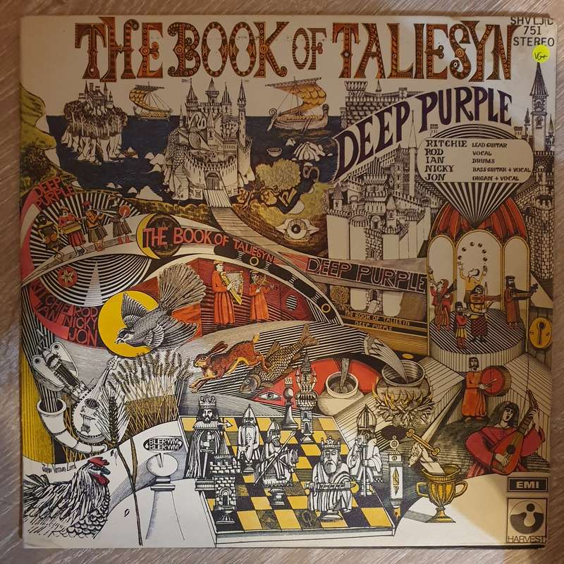 Deep Purple  The Book Of Taliesyn  - Vinyl LP Record - Opened  - Very-Good+ Quality (VG+)