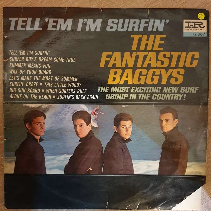 The Fantastic Baggys  Tell 'Em I'm Surfin' - Vinyl LP Record - Opened  - Very-Good Quality ...