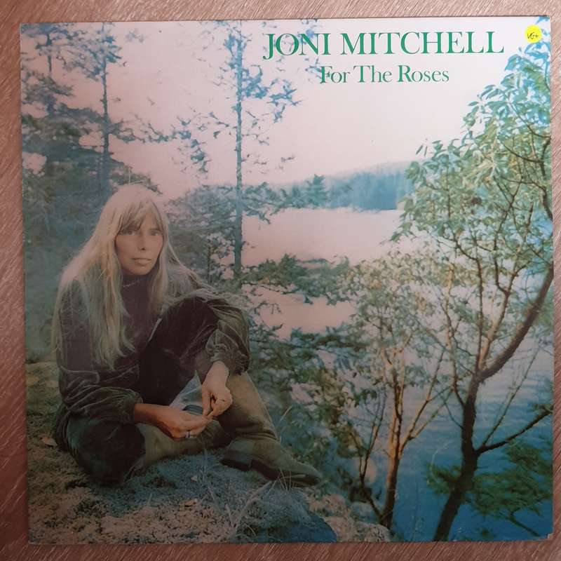 Joni Mitchell  For The Roses - Vinyl Record - Opened  - Very-Good+ Quality (VG+)