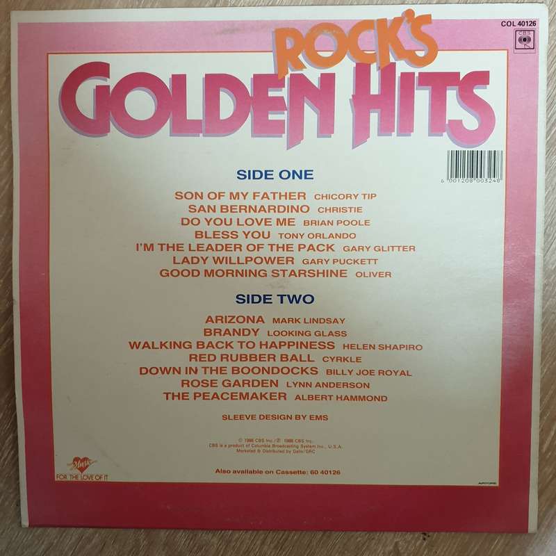 Rock's Golden Hits - Vol 4 - Vinyl LP Record - Opened  - Very-Good+ Quality (VG+)