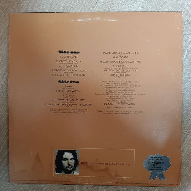 Average White Band - Cut The Cake - Vinyl LP Record - Opened  - Very-Good- Quality (VG-)