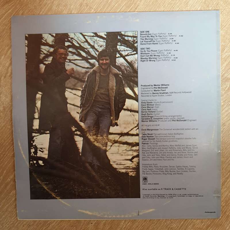 Stealers Wheel  Right Or Wrong -  Vinyl LP Record - Very-Good+ Quality (VG+)