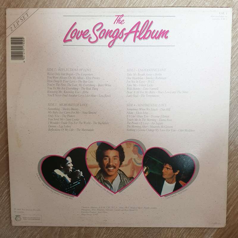 The Love Songs Album Vol 1 - 28 Original Hits - Double  - Vinyl LP Record - Opened  - Very-Good- ...