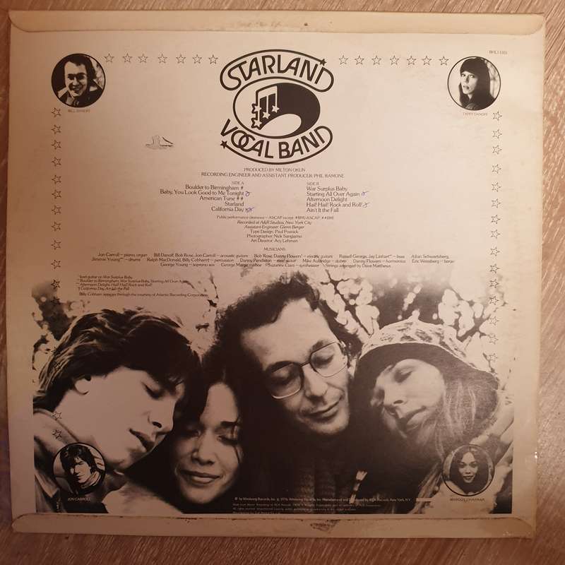 Starland Vocal Band -  Vinyl LP Record - Very-Good+ Quality (VG+)
