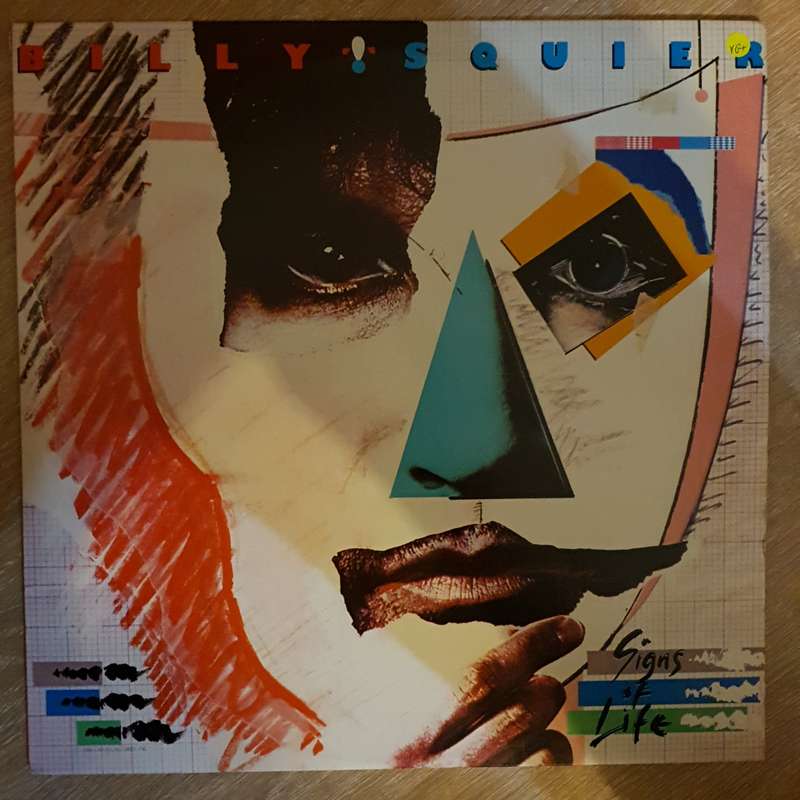 Billy Squier  Signs Of Life -  Vinyl LP Record - Very-Good+ Quality (VG+)