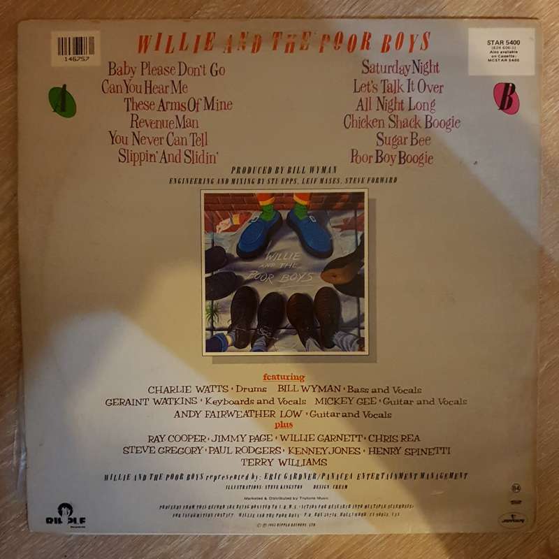 Willie And The Poor Boys  Willie And The Poor Boys -  Vinyl LP Record - Very-Good+ Quality ...