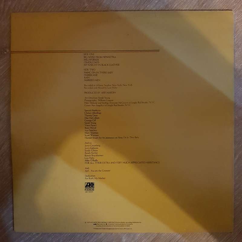 Bette Midler  Thighs And Whispers -  Vinyl LP Record - Very-Good+ Quality (VG+)
