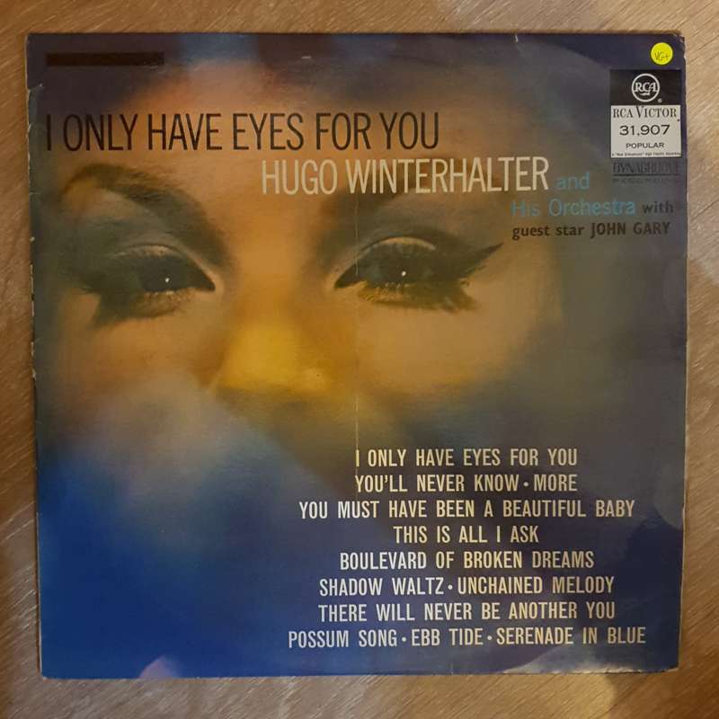 Hugo Winterhalter And His Orchestra  I Only Have Eyes For You -  Vinyl LP Record - Very-Goo...