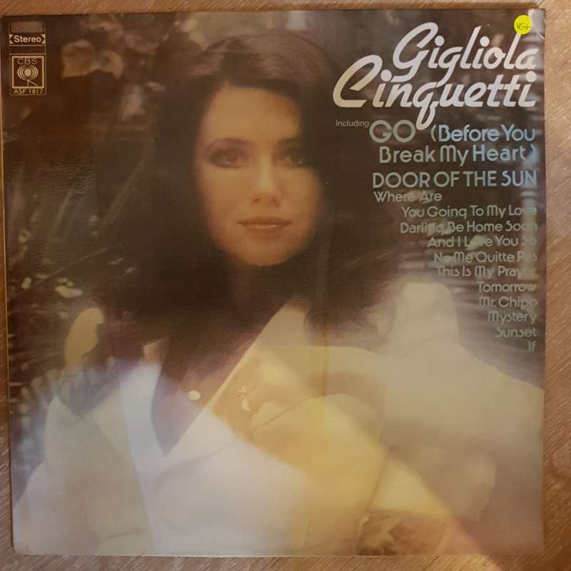 Gigliola Cinquetti  Go (Before You Break My Heart) -  Vinyl LP Record  - Opened  - Very-Goo...