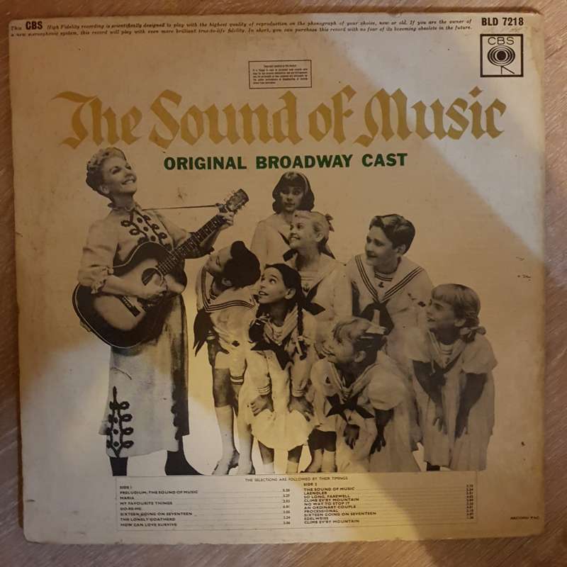 The Sound Of Music - Mary Martin - Vinyl LP Record - Opened  - Good Quality (G)
