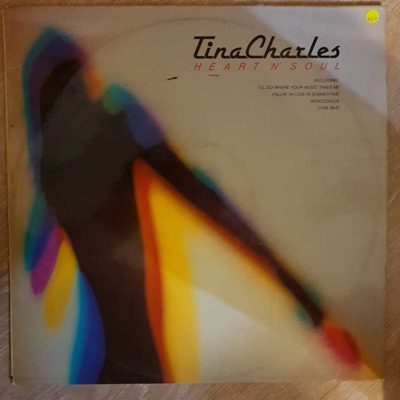 Tina Charles  Heart 'N' Soul -  Vinyl LP Record - Very-Good+ Quality (VG+)
