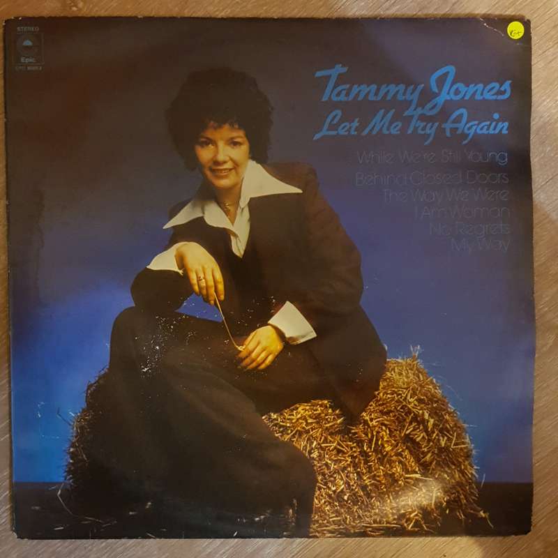 Tammy Jones  Let Me Try Again -  Vinyl LP Record - Very-Good+ Quality (VG+)