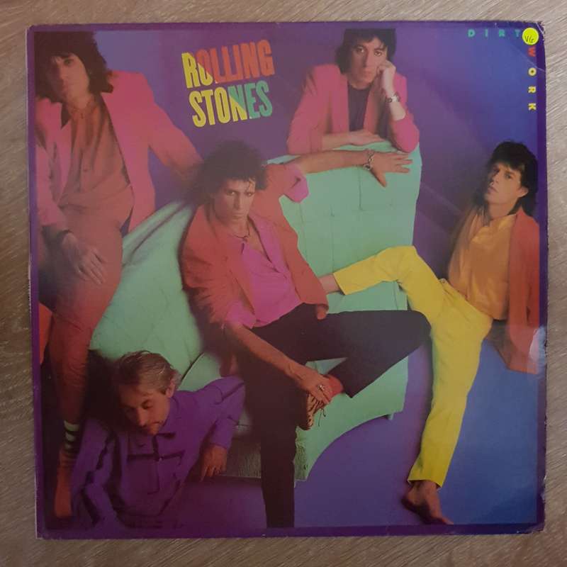 Rolling Stones  Dirty Work -  Vinyl LP Record (VG+)