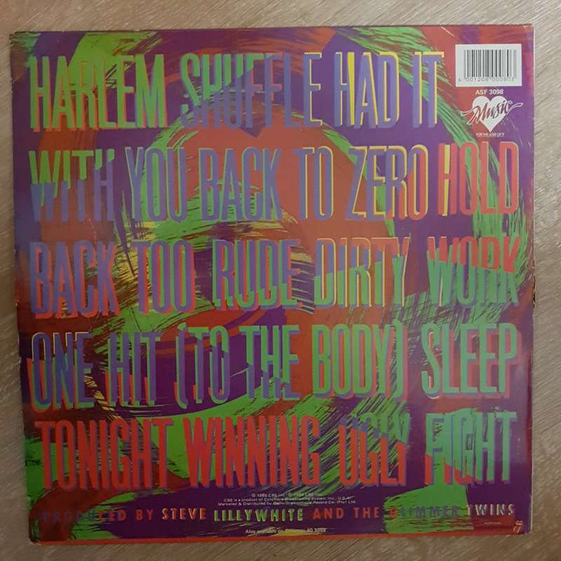 Rolling Stones  Dirty Work -  Vinyl LP Record (VG+)