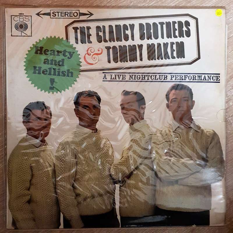The Clancy Brothers & Tommy Makem  Hearty And Hellish - A Live Nightclub Performance - Viny...