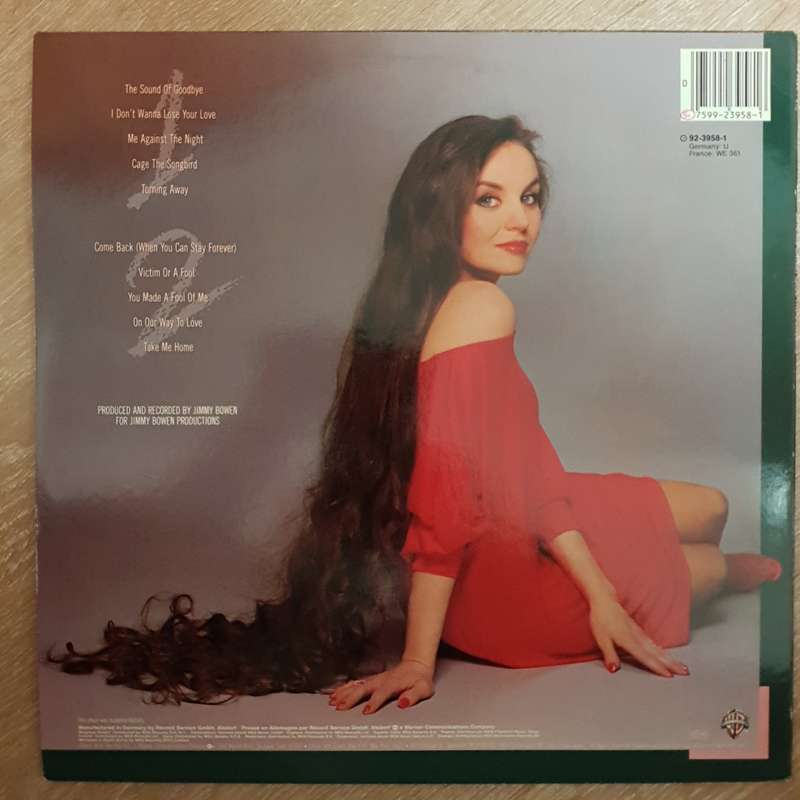 Crystal Gayle  Cage The Songbird (Germany) - Vinyl LP Record - Very-Good+ Quality (VG+)