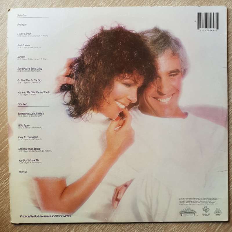 Carole Bayer Sager  Sometimes Late At Night -  Vinyl LP Record - Very-Good+ Quality (VG+)