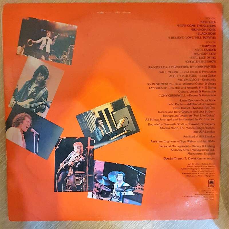 Sad Café  Misplaced Ideals -  Vinyl Record - Very-Good+ Quality (VG+)