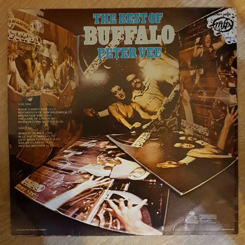 The Best of Buffalo - Peter Vee - Vinyl LP Record - Opened  - Very-Good+ Quality (VG+)