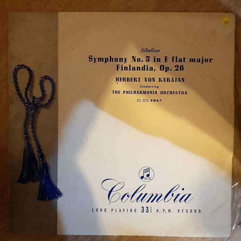 Sibelius - Herbert von Karajan, The Philharmonia Orchestra  Symphony No. 5 In E Flat Major....
