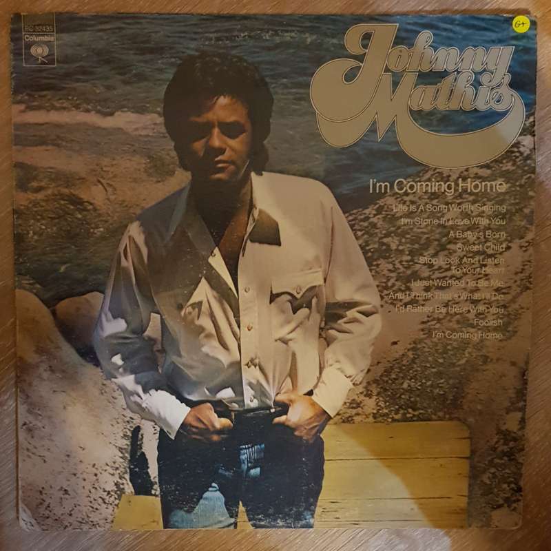 Johnny Mathis - I'm Coming Home  Vinyl LP Record - Opened  - Good+ Quality (G+)