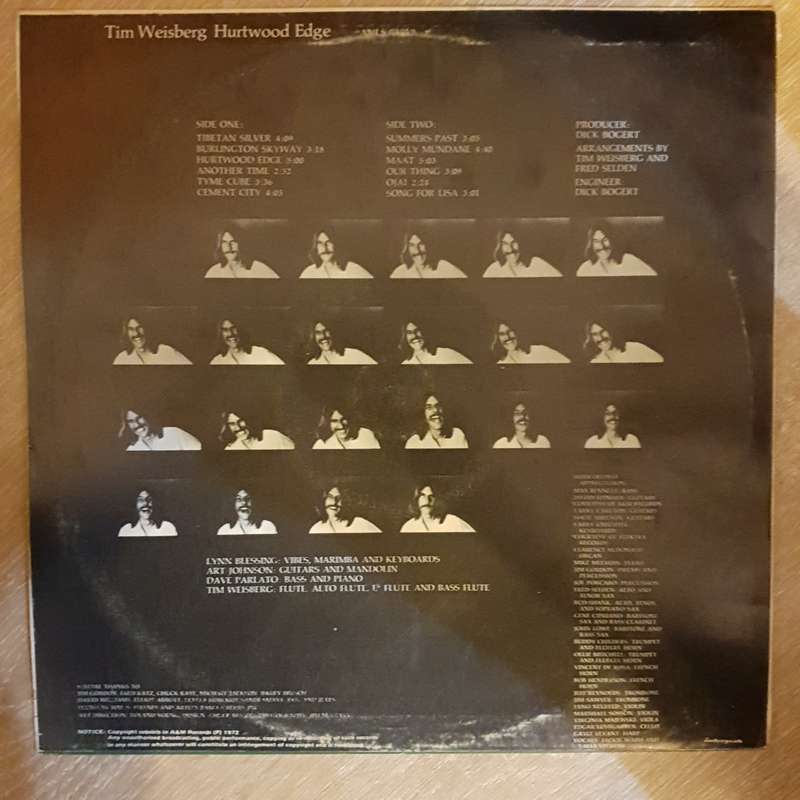 Tim Weisberg  Hurtwood Edge -  Vinyl LP Record - Very-Good+ Quality (VG+)