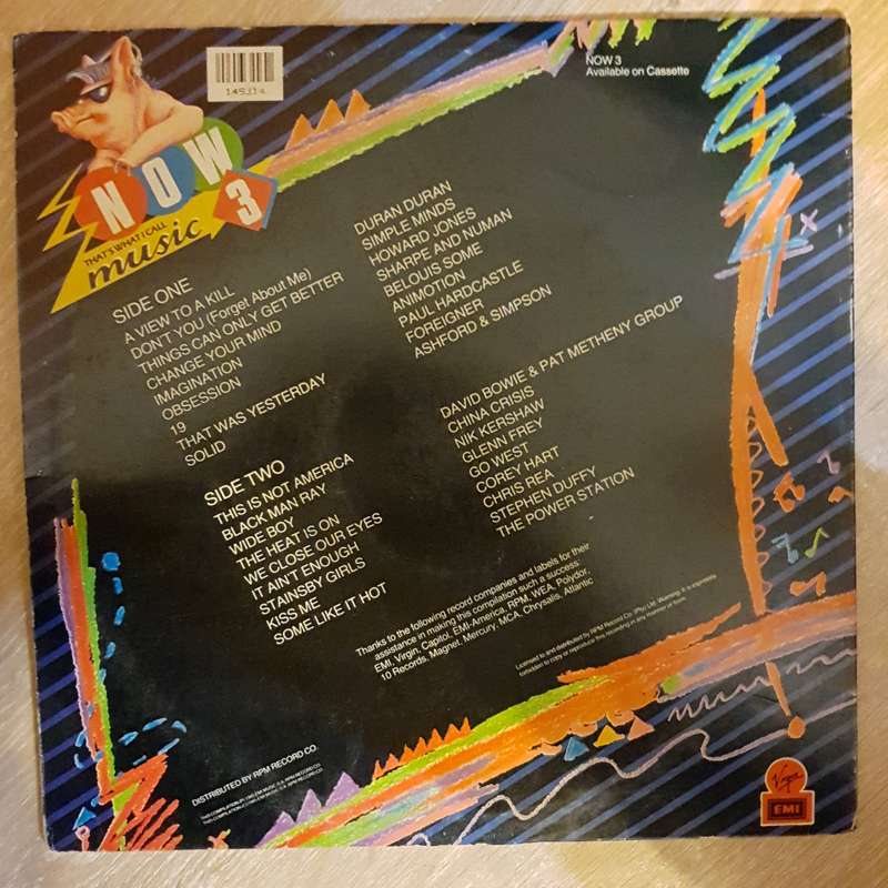 Now That's What I Call Music 3 - Vinyl LP Record - Very-Good Quality (VG)