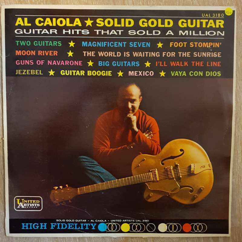 Al Caiola - Solid Gold Guitar Hits that Sold a Million - Vinyl LP Record - Very-Good+ Quality (VG+)