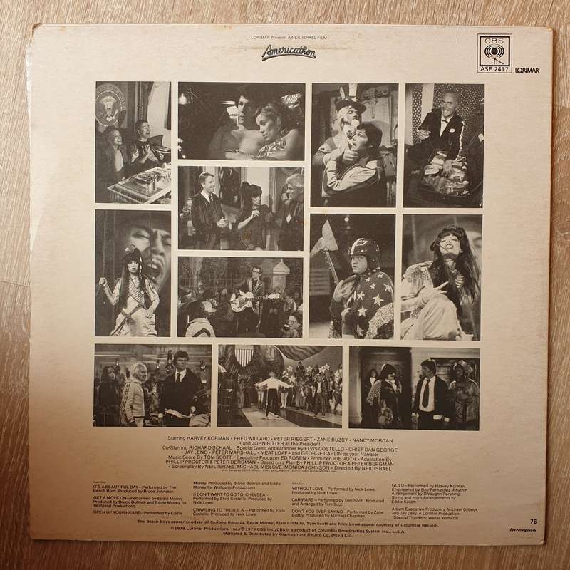 Americathon Soundtrack - Vinyl LP Record - Opened  - Very Good Quality (VG)