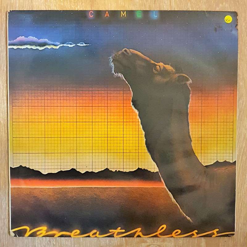 Camel  Breathless - Vinyl LP Record - Very-Good+ Quality (VG+)