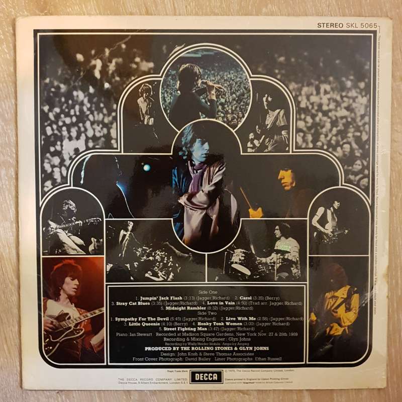 Rolling Stones  Get Yer Ya-Ya's Out - Vinyl LP Record - Opened  - Very-Good Quality (VG)