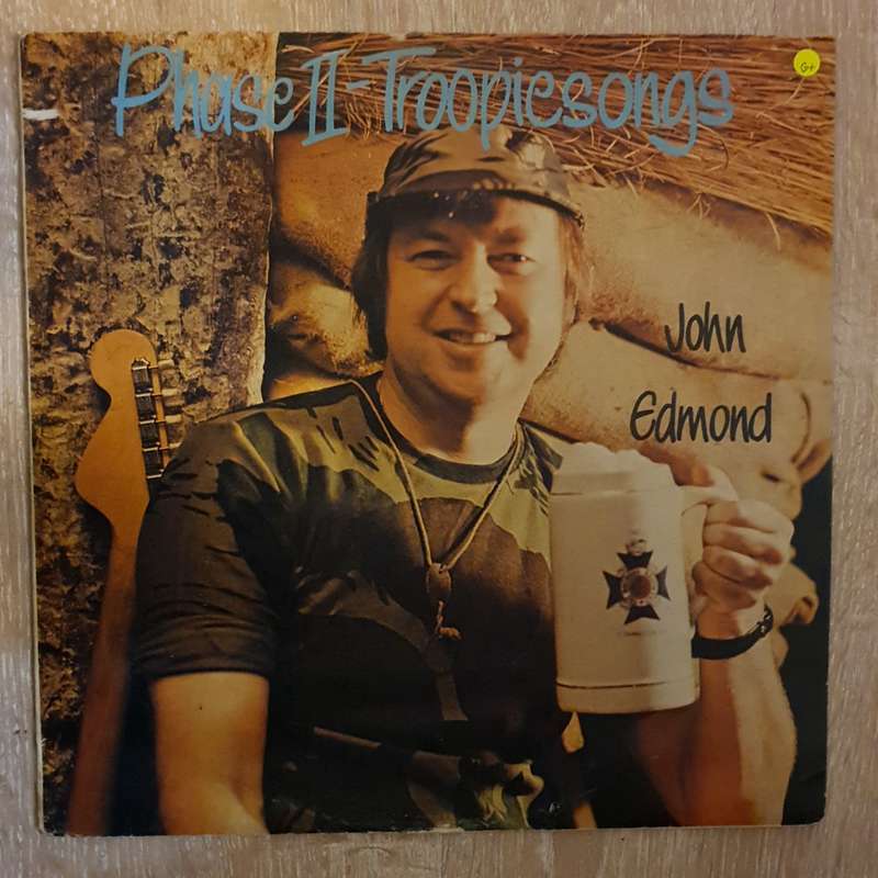 John Edmond  Troopiesongs - Phase II  Vinyl LP Record - Opened  - Good+ Quality (G+)