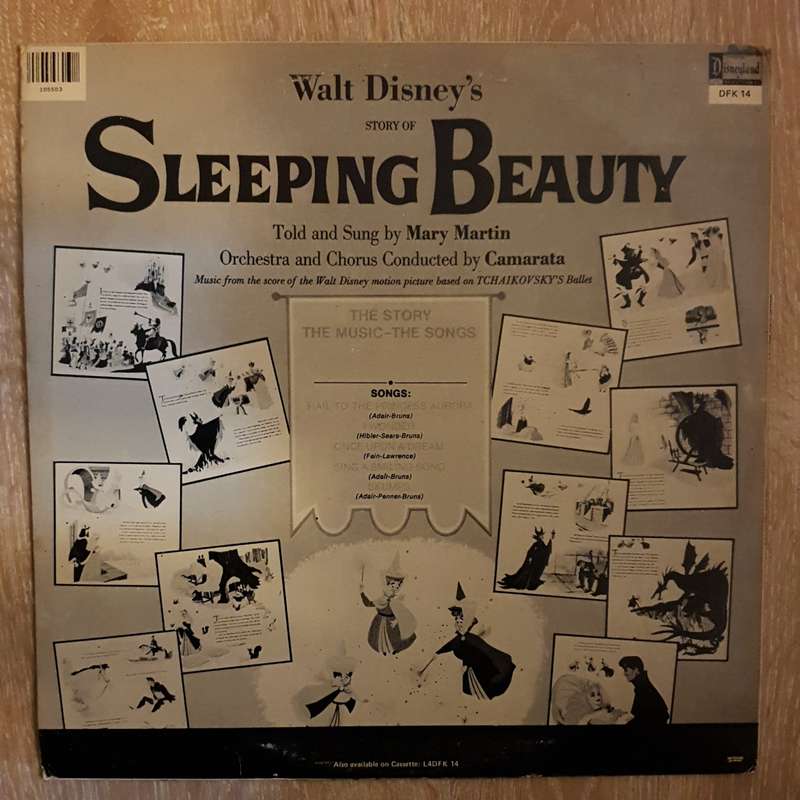 Walt Disney's Story Of Sleeping Beauty - Mary Martin  Vinyl LP Record - Very-Good+ Quality ...
