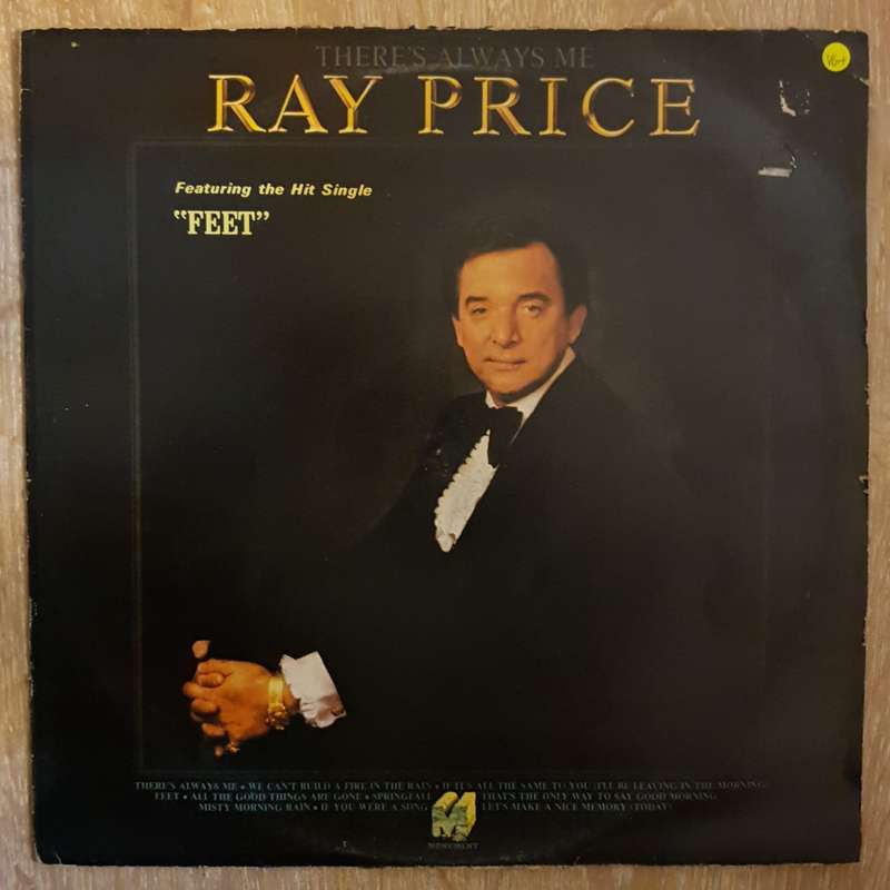 Ray Price  There's Always Me  Vinyl LP Record - Very-Good+ Quality (VG+)