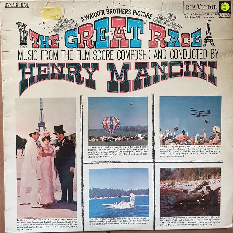 Henry Mancini  The Great Race - Music From The Film Score - Vinyl LP Record - Opened  - Ver...