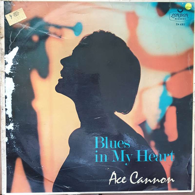 Ace Cannon  Blues In My Heart -  Vinyl LP Record - Very-Good+ Quality (VG+)
