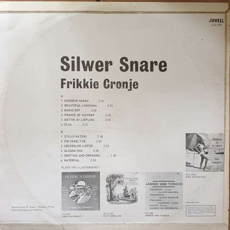 Frikkie Cronje - Silwer Snare -  Vinyl LP Record - Very-Good+ Quality (VG+)