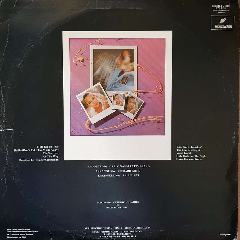 Patty Brard - Hold On To Love - Vinyl LP Record - Opened  - Very-Good- Quality (VG-)
