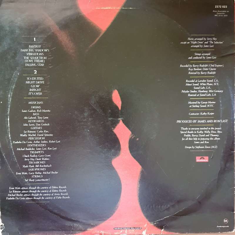 James Last Band - Seduction - Vinyl LP Record - Very-Good- Quality (VG-)