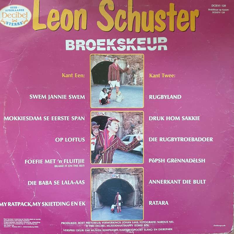 Leon Schuster - Broekskeur - Vinyl LP Record - Opened  - Very-Good- Quality (VG-)