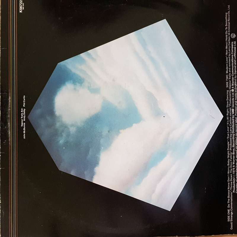 Vapour Trails  Vapour Trails -  Vinyl LP Record - Very-Good+ Quality (VG+)