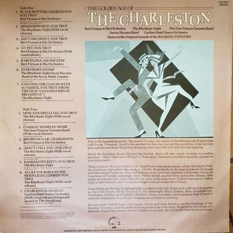 The Golden Age Of The Charleston -  Vinyl LP Record - Very-Good+ Quality (VG+)