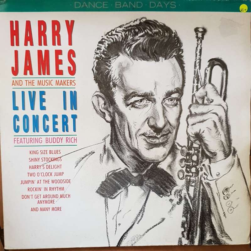 Harry James And The Music Makers  Live In Concert -  Vinyl LP Record - Very-Good+ Quality (...