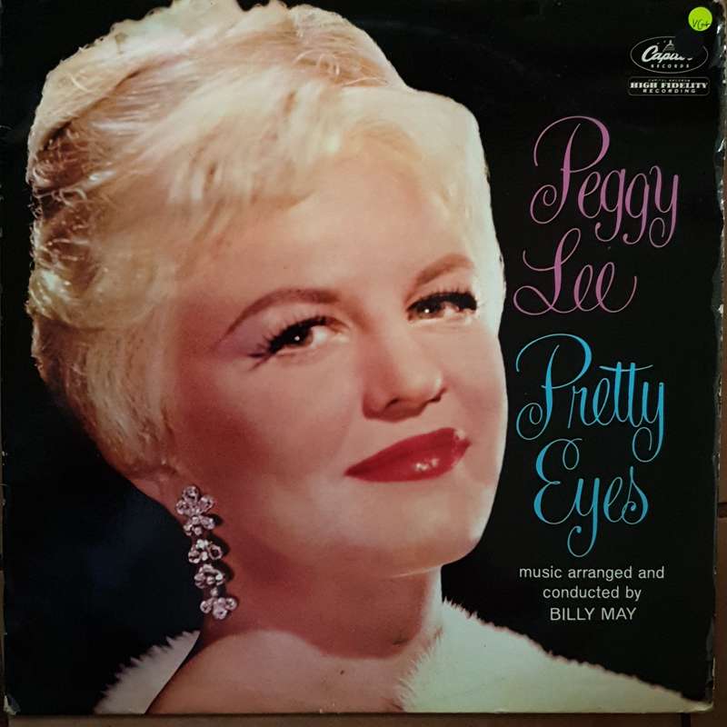 Peggy Lee  Pretty Eyes -  Vinyl LP Record - Very-Good+ Quality (VG+)