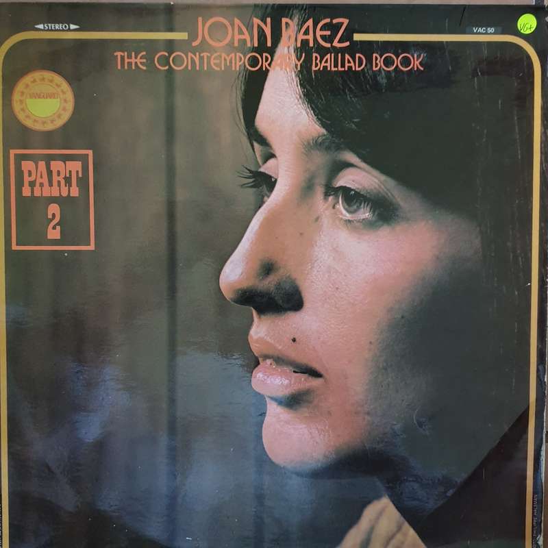 Joan Baez  The Contemporary Ballad Book - Part 2 -  Vinyl LP Record - Very-Good+ Quality (VG+)
