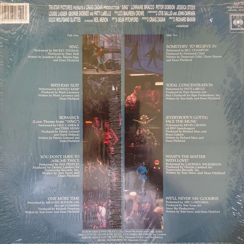 Sing (Original Motion Picture Soundtrack) - Vinyl LP Record - Very-Good+ Quality (VG+)