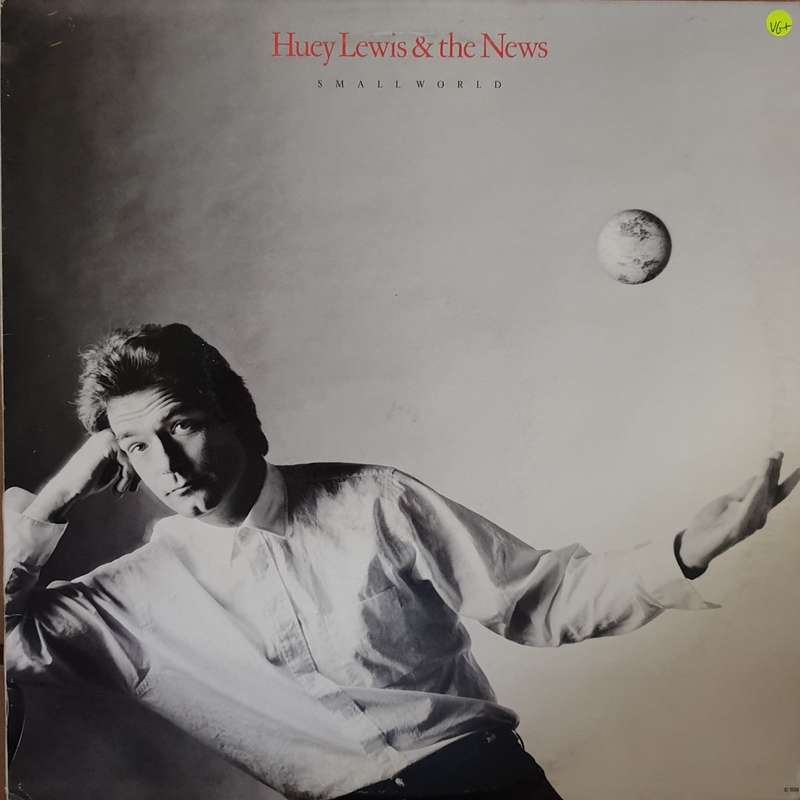 Huey Lewis and the News - Small World - Vinyl LP Record - Opened  - Very-Good+ Quality (VG+)