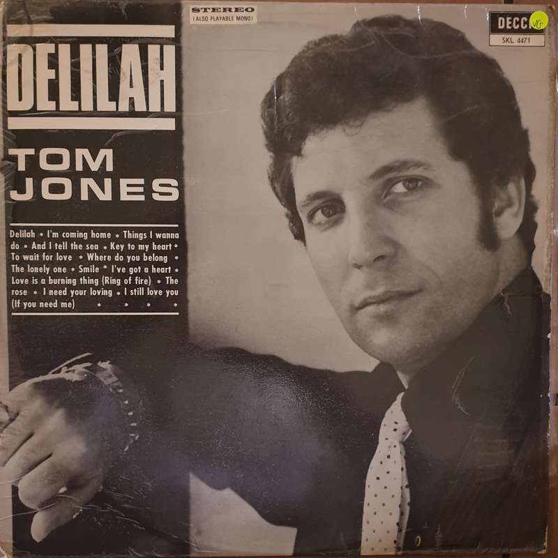 Tom Jones  Delilah - Vinyl LP Record - Opened  - Very-Good Quality (VG)
