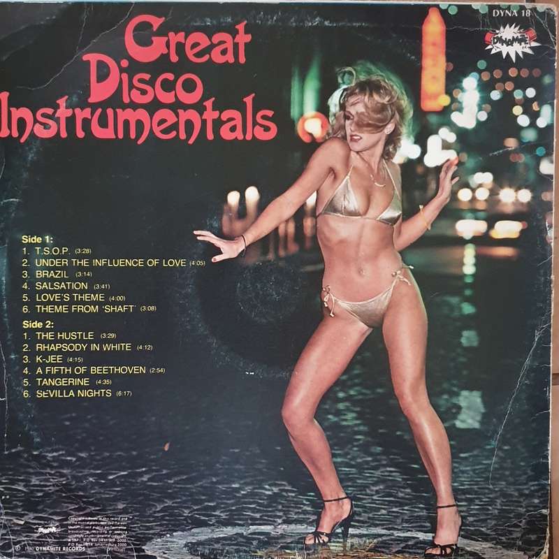 Great Disco Instrumentals - Vinyl LP Record - Opened  - Very-Good- Quality (VG-)